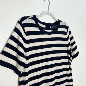 Striped Navy and White T-Shirt